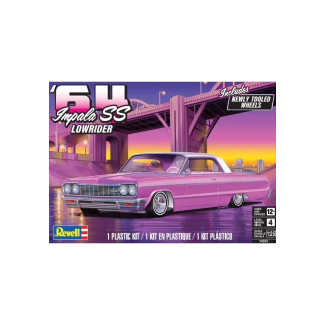 Revell 1/25 1964 Chevy Impala SS Lowrider Plastic Model Kit