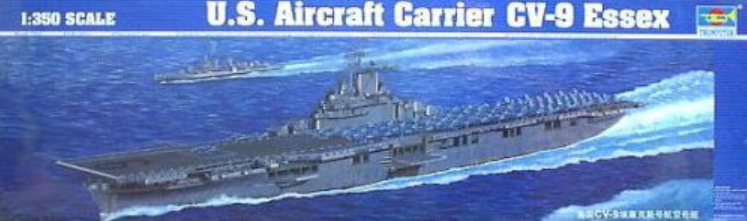 Trumpeter USS Essex CV-9 Aircraft Carrier 1/350-Scale Plastic