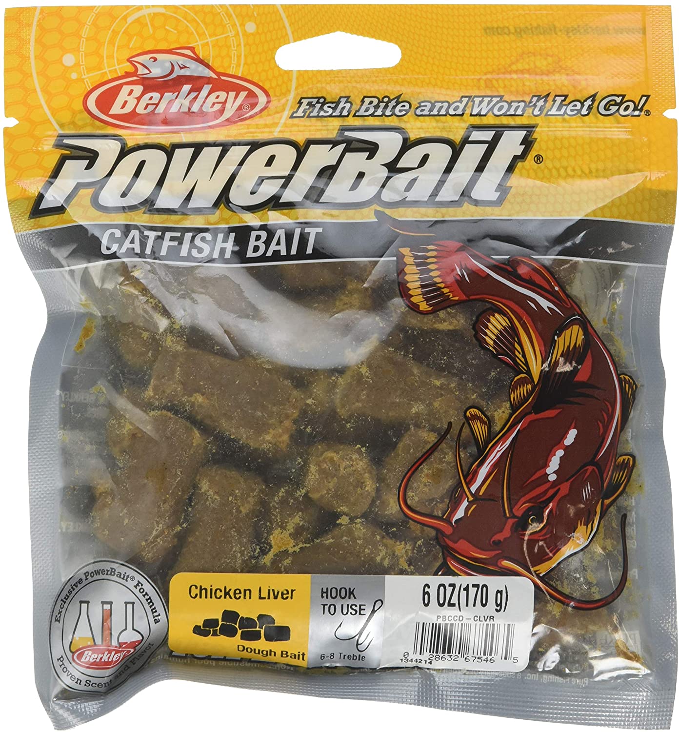 Berkley PowerBait Catfish Bait Chunks , Chicken Liver