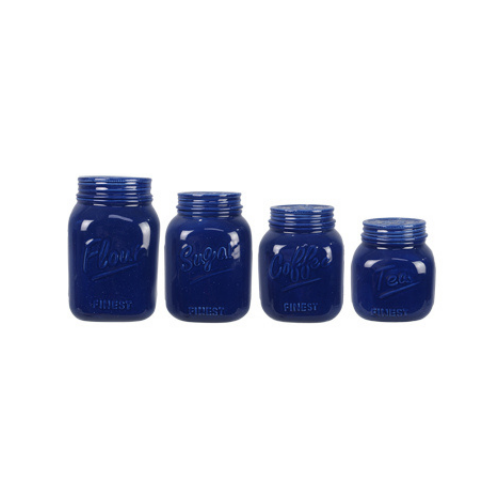 4-Piece Mason Jar Canister Set