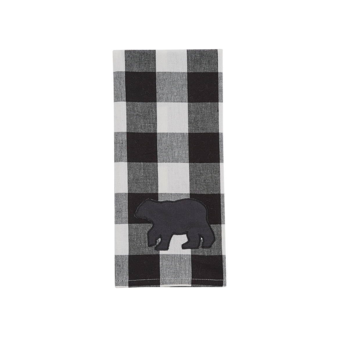 Park Designs Bear Hand Towel - Gray